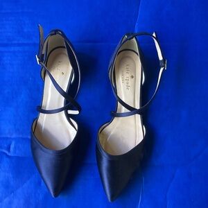 Kate Spade Blue Flats with Ankle Strap